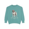 Newfoundland Dog Sweatshirt, Seafoam, front view