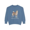 Norrbottenspets Sweatshirt, Blue Jean, front view