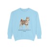 norrbottenspets-sweatshirt-dad-chambray Norrbottenspets Dad Sweatshirt, Chambray, front view
