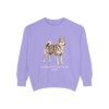 norrbottenspets-sweatshirt-dad-violet Norrbottenspets Dad Sweatshirt, Violet, front view