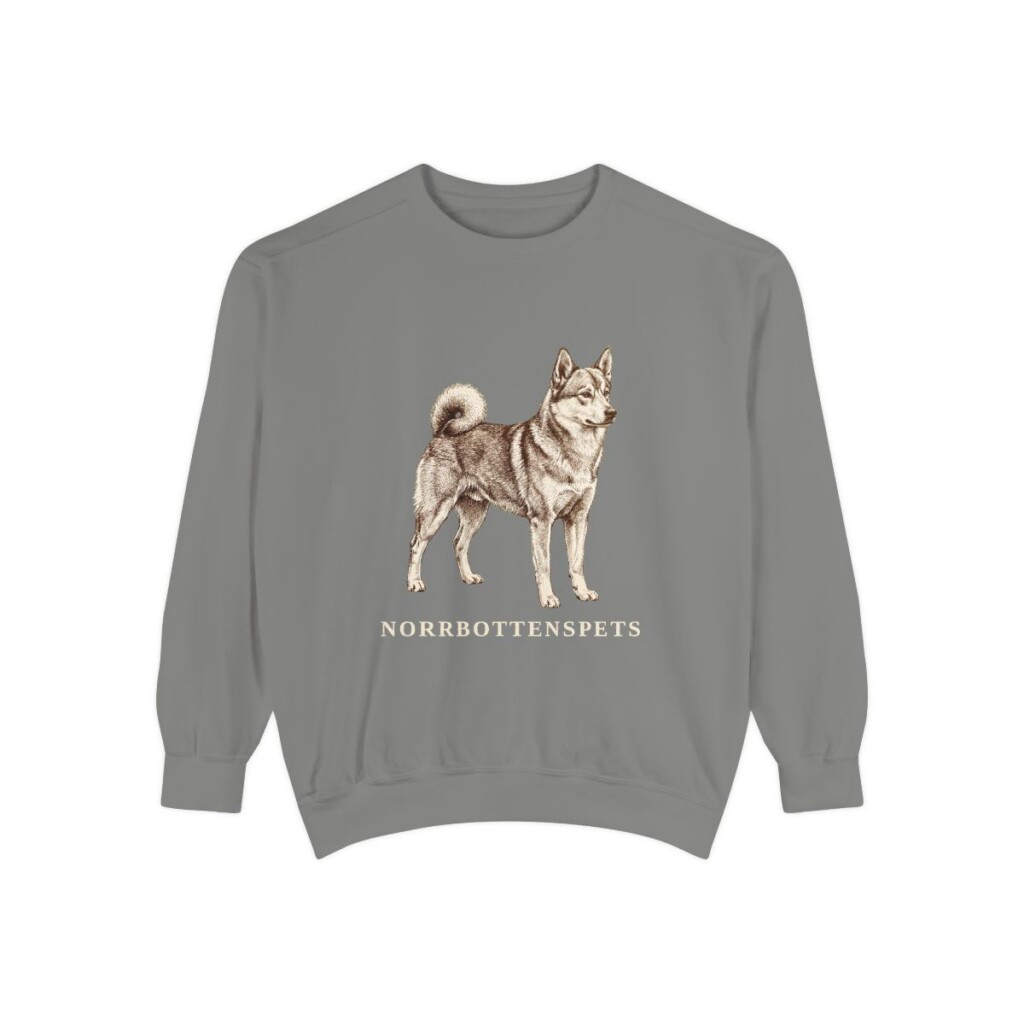 Norrbottenspets Sweatshirt, Grey, front view