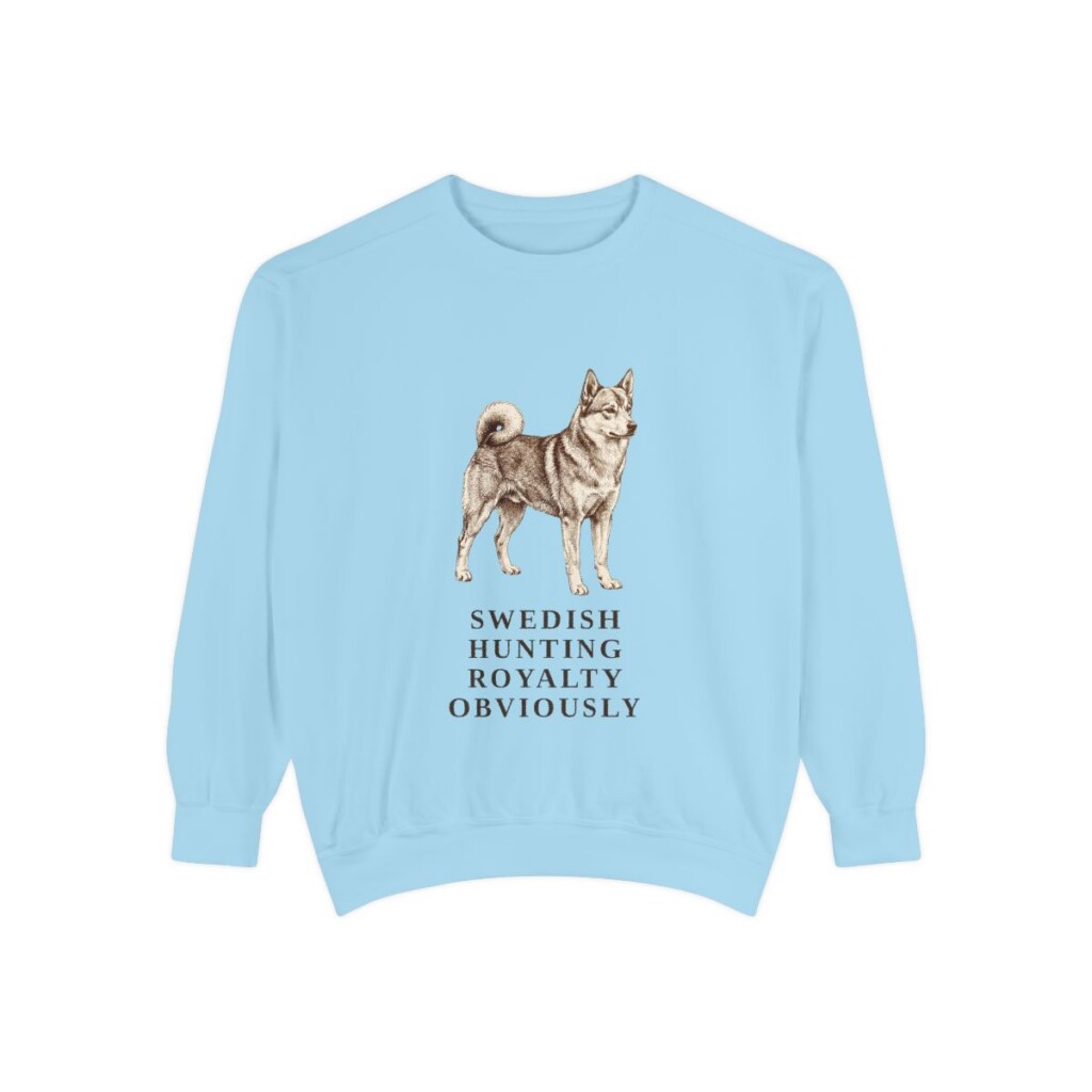 Norrbottenspets Humor Sweatshirt, Chambray, front view
