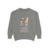 Norrbottenspets Humor Sweatshirt, Grey, front view