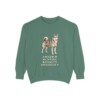 Norrbottenspets Humor Sweatshirt, Light Green, front view