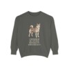 Norrbottenspets Humor Sweatshirt, Pepper, front view
