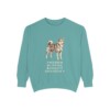 Norrbottenspets Humor Sweatshirt, Seafoam, front view