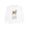 Norrbottenspets Humor Sweatshirt, White, front view