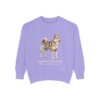 Norrbottenspets Latin Sweatshirt, Violet, front view