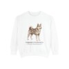 Norrbottenspets Latin Sweatshirt, White, front view