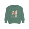 Norrbottenspets Sweatshirt, Light Green, front view