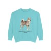 Norrbottenspets Mom Sweatshirt, Chalky Mint, front view