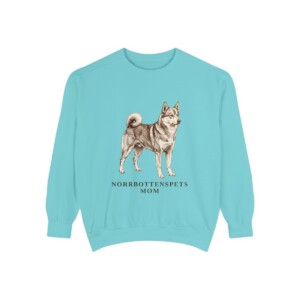 Norrbottenspets Mom Sweatshirt, Chalky Mint, front view