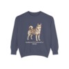 Norrbottenspets Mom Sweatshirt, Denim, front view