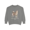 Norrbottenspets Mom Sweatshirt, Grey, front view