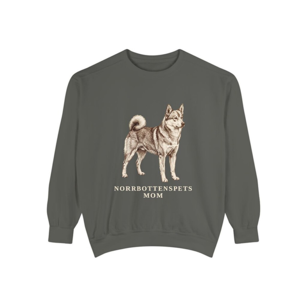 Norrbottenspets Mom Sweatshirt, Pepper, front view