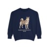 Norrbottenspets Mom Sweatshirt, True Navy, front view