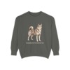 Norrbottenspets Sweatshirt, Pepper, front view