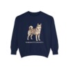 Norrbottenspets Sweatshirt, True Navy, front view