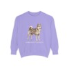 Norrbottenspets Sweatshirt, Violet, front view