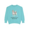 Norwegian Buhund Sweatshirt, Chalky Mint, front view