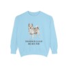Norwegian Buhund Sweatshirt, Chambray, front view