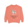 Norwegian Buhund Dad Sweatshirt, Terracotta, front view