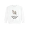 Norwegian Buhund Dad Sweatshirt, White, front view
