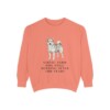 Norwegian Buhund Humor Sweatshirt, Terracotta, front view