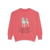 Norwegian Buhund Humor Sweatshirt, Watermelon, front view