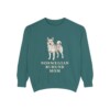 Norwegian Buhund Mom Sweatshirt, Blue Spruce, front view