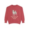 Norwegian Buhund Mom Sweatshirt, Crimson, front view