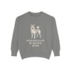 Norwegian Buhund Mom Sweatshirt, Grey, front view
