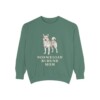 Norwegian Buhund Mom Sweatshirt, Light Green, front view