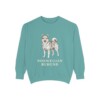Norwegian Buhund Sweatshirt, Seafoam, front view