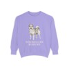 Norwegian Buhund Sweatshirt, Violet, front view