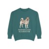 Norwegian Elkhound Sweatshirt, Blue Spruce, front view
