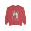 Norwegian Elkhound Sweatshirt, Crimson, front view