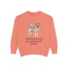 Norwegian Elkhound Dad Sweatshirt, Terracotta, front view
