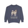 Norwegian Elkhound Sweatshirt, Denim, front view