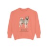 Norwegian Elkhound Latin Sweatshirt, Terracotta, front view