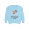 Norwegian Elkhound Mom Sweatshirt, Chambray, front view