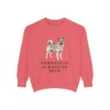 Norwegian Elkhound Mom Sweatshirt, Watermelon, front view