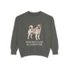 Norwegian Elkhound Sweatshirt, Pepper, front view