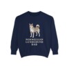 norwegian-lundehund-sweatshirt-dad-true-navy-1 Norwegian Lundehund Dad Sweatshirt, True Navy, front view