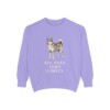 Norwegian Lundehund Humor Sweatshirt, Violet, front view