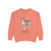 Norwegian Lundehund Latin Sweatshirt, Terracotta, front view
