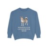 Norwegian Lundehund Mom Sweatshirt, Blue Jean, front view