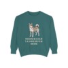 Norwegian Lundehund Mom Sweatshirt, Blue Spruce, front view