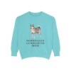 Norwegian Lundehund Mom Sweatshirt, Chalky Mint, front view