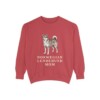 Norwegian Lundehund Mom Sweatshirt, Crimson, front view